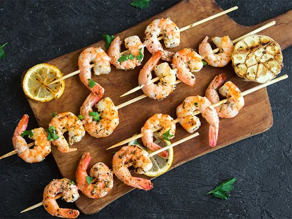 Garlic White Pepper Prawns