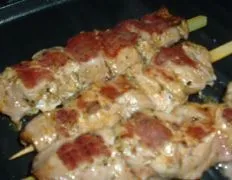 Garlicky Chicken Or Pork Souvlaki