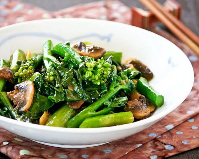 Garlicky Coconut Gai Lan Chinese