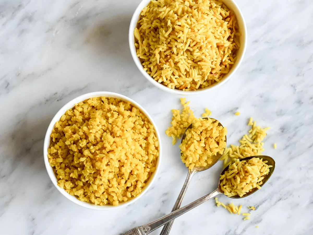 Garlicky Yellow Rice