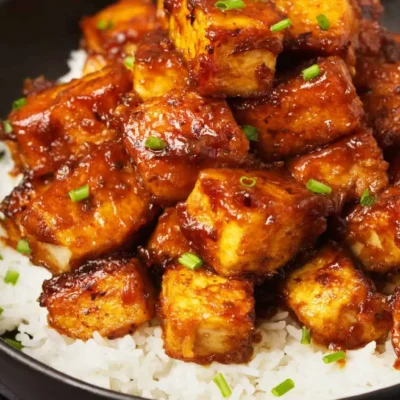 General Tsaos Tofu Vegan