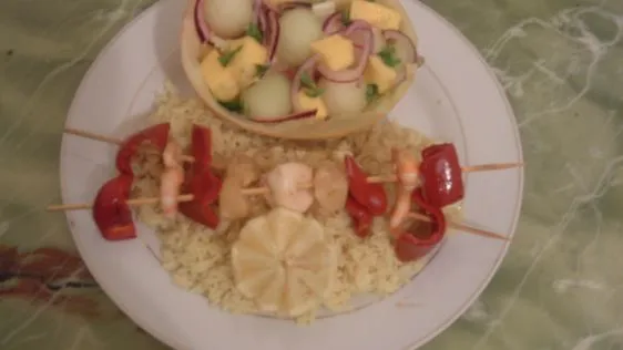 Get Sassy Seafood Skewers With