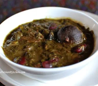 Ghormeh Sabzi Persian Green Stew