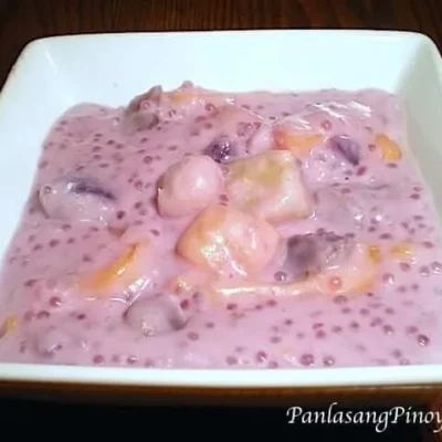 Ginataan Sweet Potatoes In Coconut Milk