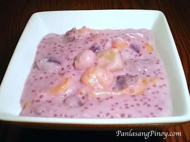 Ginataan Sweet Potatoes In Coconut Milk