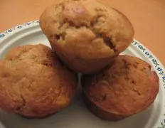 Ginger Banana Nut Muffins