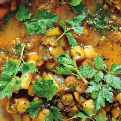 Ginger Chicken With Chickpeas Moroccan