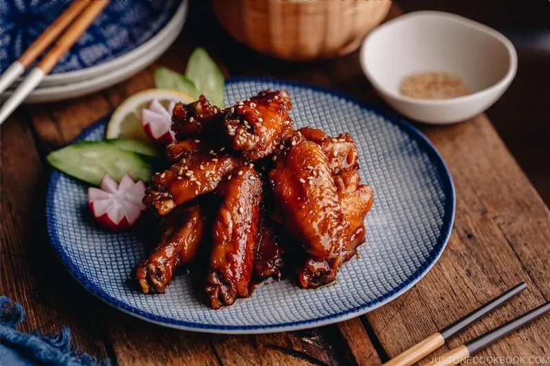 Ginger Orange Glazed Chicken Wings