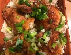 Ginger Scented Honey Hoisin Chicken Thighs