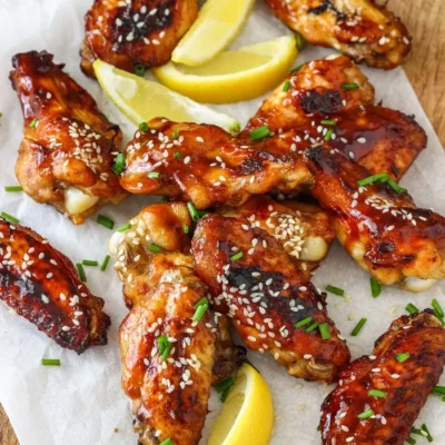 Ginger Scented Honey Hoisin Chicken Thighs