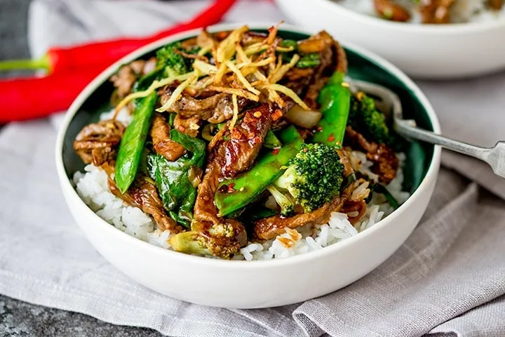 Ginger Stir Fried Beef