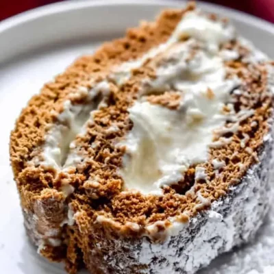 Gingerbread Cake Roll