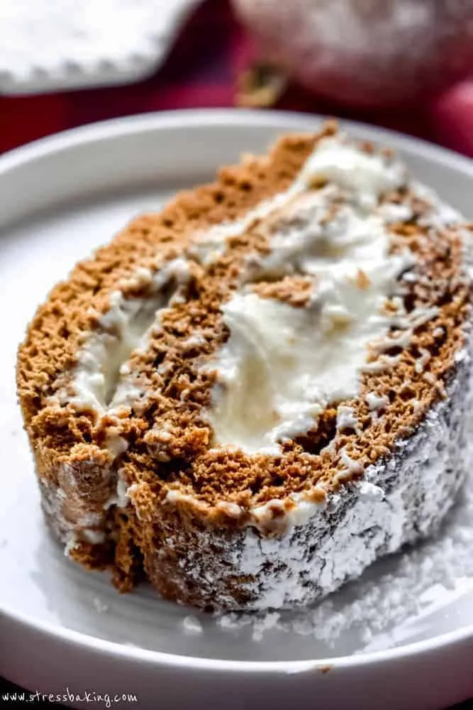 Gingerbread Cake Roll