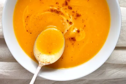 Gingered Acorn Squash Soup