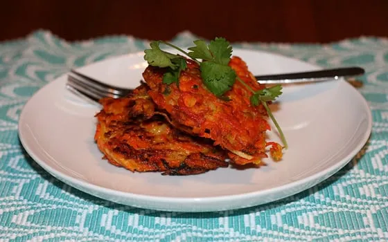 Gingered Carrot Latkes