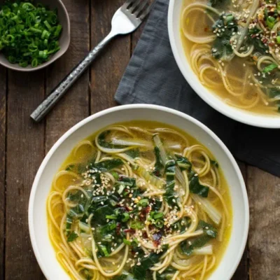 Gingered Chinese Noodle Soup