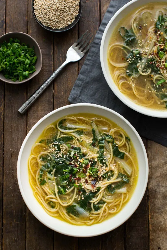 Gingered Chinese Noodle Soup