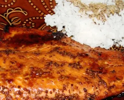 Glazed Broiled Salmon