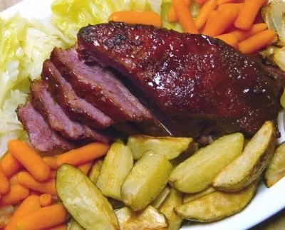 Glazed Corned Beef Brisket &Amp; Veggies