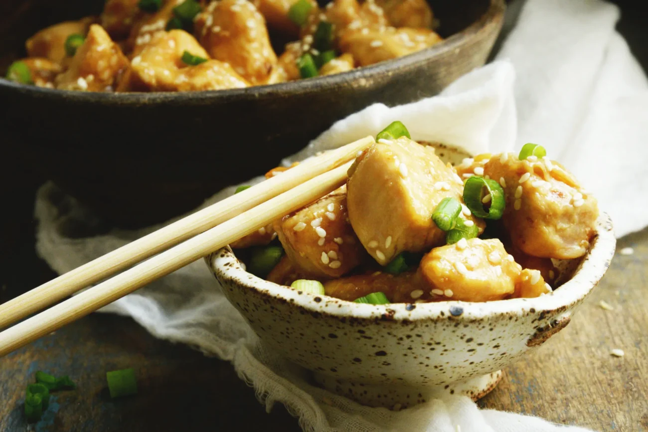 Gluten Free Ginger Soy Sesame Chicken