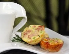 Gluten Free Ham &Amp; Cheese Quiche Bites