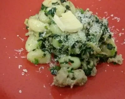 Gnocchi With Sausage And Spinach