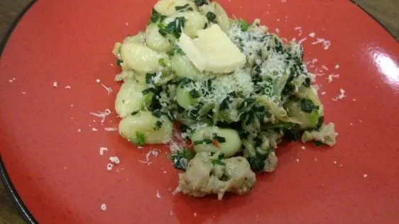 Gnocchi With Sausage And Spinach