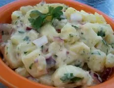 Goat Cheese Infused Warm Potato Salad Recipe