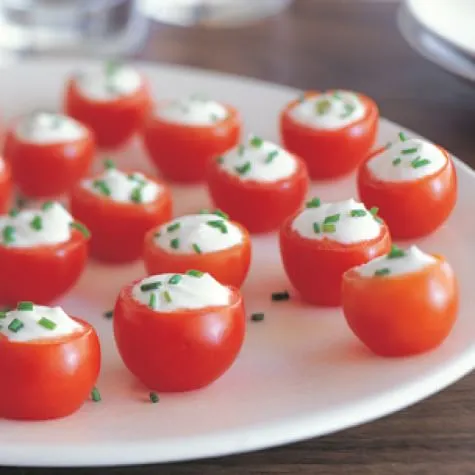 Goat Cheese Stuffed Tomatoes