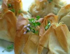 Goat Cheese Wrapped In Phyllo