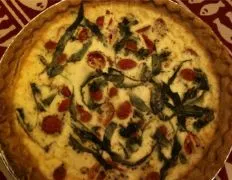 Goat Cheese And Fresh Tomato-Basil Quiche Recipe