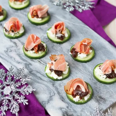 Goat Cheese And Smoked Salmon Cucumber Bites: A Refreshing Appetizer