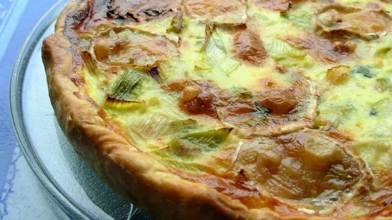 Goats Cheese, Shallot And Leek Tart -A Bit Of A