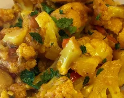 Gobi Ki Sabzi Dry Cauliflower Curry