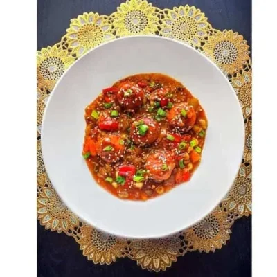 Gobi Manchurian Cauliflower In A Sweet Sour Spicy