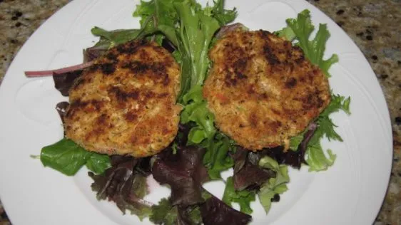 Golden Aioli Drizzled Tuscan Chicken Patties