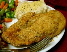 Golden Potato Coated Baked Chicken