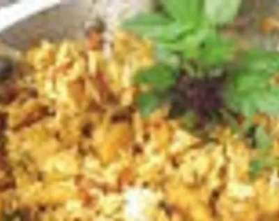 Golden Turmeric Infused Fried Rice: A Flavorful And Healthy Twist