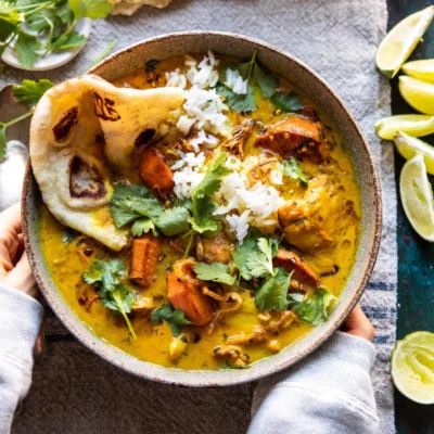 Golden Turmeric Roasted Chicken With Sweet Potatoes: A Flavorful One-Pan Meal