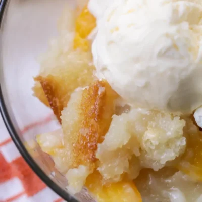 Good N Gooey Fresh Peach Cobbler