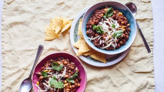 Grannys Slow Cooker Vegetarian Chili