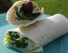 Grape Chicken Caesar Wrap