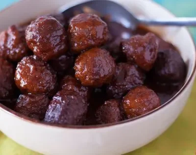 Grape Jelly Meatballs