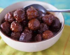 Grape Jelly Meatballs