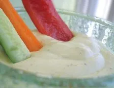 Great dip for raw vegetables Quick and easy to make for party Just need time for the flavors to meld