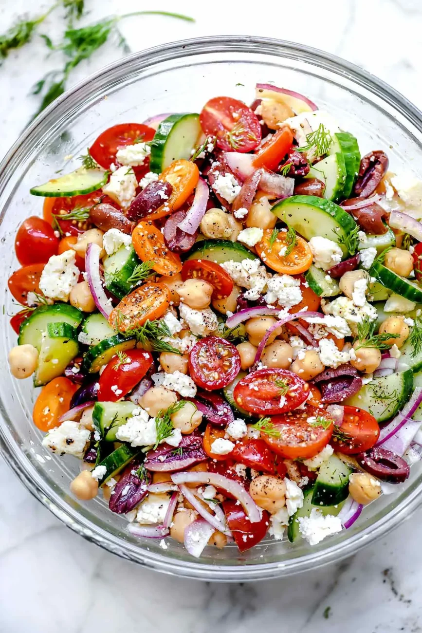 Greek Chickpea Salad