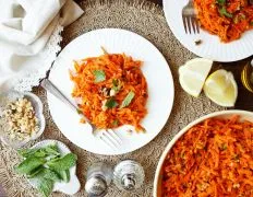 Greek-Inspired Spicy Carrot Salad Recipe