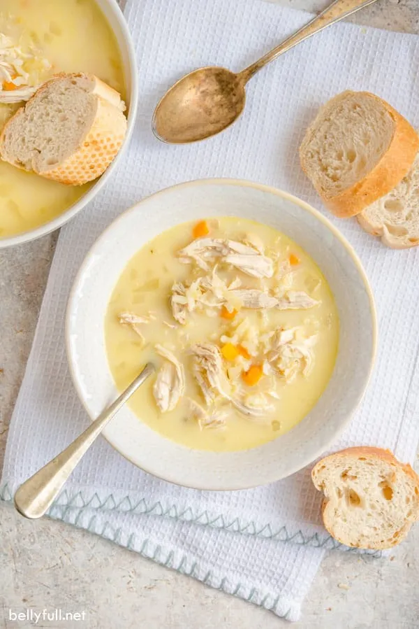 Greek Lemon Chicken Soup