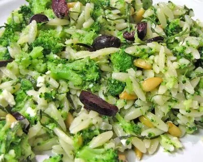 Greek Orzo And Broccoli