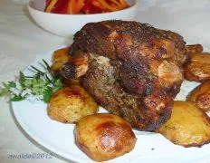 Greek Roast Leg Of Lamb With Potatoes